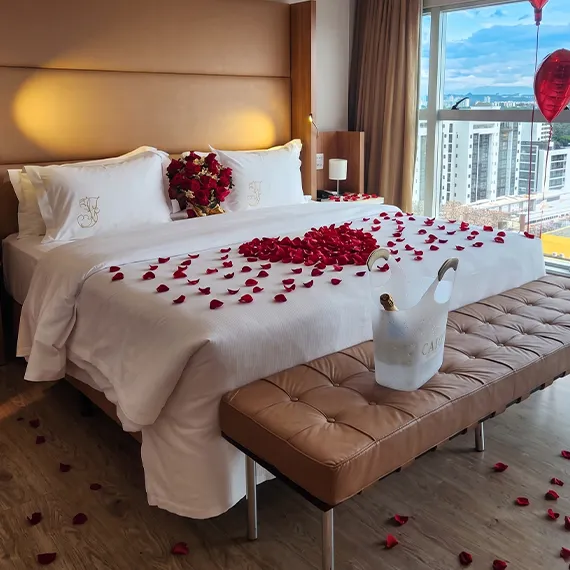Cama romantica no jade